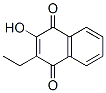 2-ヒドロキシ-3-エチル-1,4-ナフタレンジオン 化学構造式