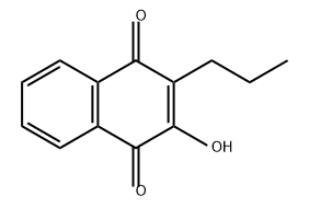 2-HYDROXY-3-PROPYL-1,4-NAPHTHOQUINONE,29366-45-8,结构式