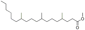 4,8,12-Trimethyloctadecanoic acid methyl ester 结构式