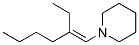 1-(2-ETHYL-1-HEXENYL)-PIPERIDINE Structure