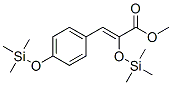 Cinnamic acid, p,alpha-bis(trimethylsiloxy)-, methyl ester Structure