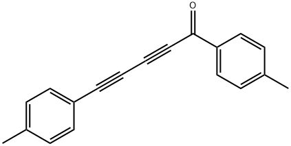 1,5-Bis(4-methylphenyl)-2,4-pentadiyn-1-one Structure