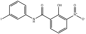 3IODO3NITROSALICYLANILIDE Structure