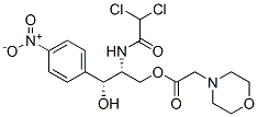 [R-(R*,R*)]-2-[(dichloroacetyl)amino]-3-hydroxy-3-(4-nitrophenyl)propyl morpholine-4-acetate Structure