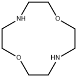 4,10-ジアザ-12-クラウン 4-エーテル 化学構造式