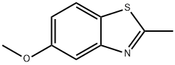 2-甲基-5-甲氧基苯并噻唑, 2941-69-7, 结构式
