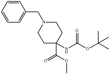 1-BENZYL-4-N-BOC-AMINO-PIPERIDINE-4-CARBOXYLIC ACID METHYL ESTER
