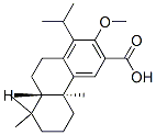 3-Phenanthrenecarboxylic acid, 4b,5,6,7,8,8a,9,10-octahydro-2-methoxy-4b,8,8-trimethyl-1-(1-methylethyl)-, (4bS,8aS)-,294191-22-3,结构式