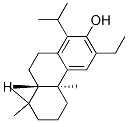 2-Phenanthrenol, 3-ethyl-4b,5,6,7,8,8a,9,10-octahydro-4b,8,8-trimethyl-1-(1-methylethyl)-, (4bS,8aS)-,294191-34-7,结构式