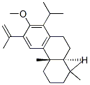 Phenanthrene, 1,2,3,4,4a,9,10,10a-octahydro-7-methoxy-1,1,4a-trimethyl-6-(1-methylethenyl)-8-(1-methylethyl)-, (4aS,10aS)- Struktur