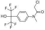 2-CHLORO-N-(4-(1,1,1,3,3,3-HEXAFLUORO-2-HYDROXYPROPAN-2-YL)PHENYL)-N-METHYLACETAMIDE 化学構造式
