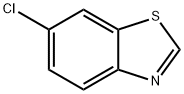 6-CHLOROBENZOTHIAZOLE 化学構造式