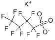 ノナフルオロ-1-ブタンスルホン酸 カリウム 化学構造式