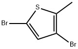 3,5-DIBROMO-2-METHYLTHIOPHENE Struktur
