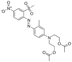 29426-52-6 2,2'-[[4-[[2-(methylsulphonyl)-4-nitrophenyl]azo]-m-tolyl]imino]bisethyl diacetate