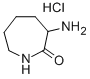 DL-alpha-Amino-epsilon-caprolactam hydrochloride Struktur
