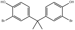 2,2-双(3-溴-4-羟基苯基)丙烷 结构式