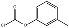 氯甲酸间甲苯酯,29430-39-5,结构式