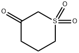 二氢-2H-硫代吡喃-3(4H)-酮-1,1-二氧化物, 29431-37-6, 结构式