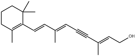 11,12-Didehydro Retinol 化学構造式