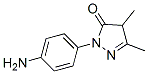 2-(4-aminophenyl)-2,4-dihydro-4,5-dimethyl-3H-pyrazol-3-one,29458-30-8,结构式