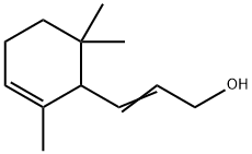 3-(2,6,6-Trimethyl-2-cyclohexen-1-yl)-2-propen-1-ol,29460-67-1,结构式