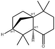 (2alpha,4aalpha,8beta)-hexahydro-1,1,5,5-tetramethyl-2H-2,4a-methanonaphthalen-8(5H)-one 化学構造式