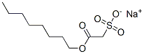 sodium 2-(octyloxy)-2-oxoethane-1-sulphonate Structure