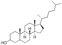 二氢胆甾醇,29466-38-4,结构式