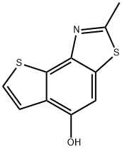 Thieno[2,3-e]benzothiazol-5-ol, 2-methyl- (9CI), 294668-48-7, 结构式