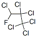 Hydrochlorofluorocarbon-221 (HCFC-221) 化学構造式
