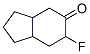 5H-Inden-5-one,  6-fluorooctahydro- 结构式