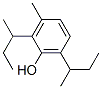 3-メチル-2,6-ビス(1-メチルプロピル)フェノール 化学構造式
