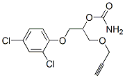 1-(2,4-ジクロロフェノキシ)-3-(2-プロピニルオキシ)-2-プロパノールカルバマート 化学構造式