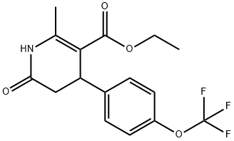 ethyl 2-methyl-6-oxo-4-[4-(trifluoromethoxy)phenyl]-1,4,5,6-tetrahydro-3-pyridinecarboxylate,294853-31-9,结构式