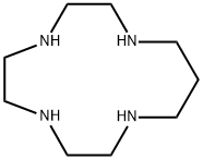 1,4,7,10-テトラアザシクロトリデカン, min. 98% 化学構造式