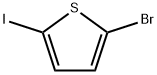 2-ブロモ-5-ヨードチオフェン 化学構造式