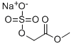2-甲氧基-2-氧代乙磺酸钠, 29508-16-5, 结构式