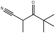 2,4,4-トリメチル-3-オキソペンタンニトリル 化学構造式