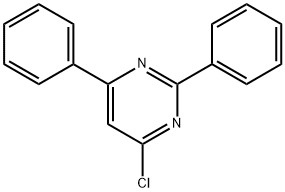 4-CHLORO-2,6-DIPHENYLPYRIMIDINE Struktur