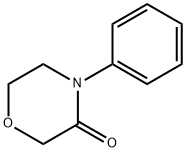 4-苯基-3-吗啉酮, 29518-11-4, 结构式