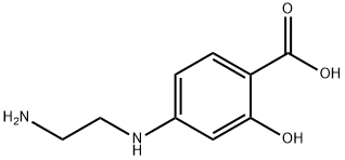 Benzoic acid, 4-[(2-aminoethyl)amino]-2-hydroxy- (9CI) Structure