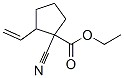 Cyclopentanecarboxylic acid, 1-cyano-2-ethenyl-, ethyl ester (9CI) Structure