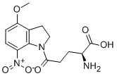 (S)-ALPHA-AMINO-2,3-DIHYDRO-4-METHOXY-7-NITRO-D-OXO-1H-INDOLE-1-PENTANOIC ACID Structure