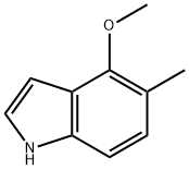 1H-Indole, 4-Methoxy-5-Methyl- Struktur