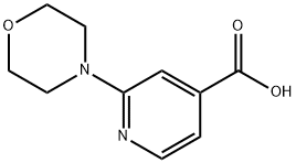 2-モルホリノイソニコチン酸 化学構造式