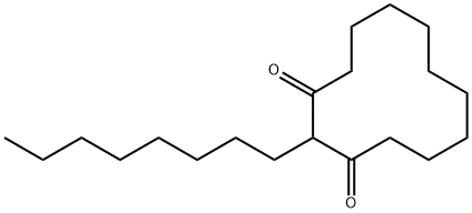 2-Octyl-1,3-cyclododecanedione Structure