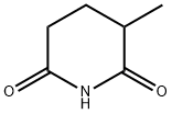 3-Methylpiperidine-2,6-dione Struktur