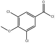 3,5-二氯-4-甲氧基苯甲酰氯, 29568-76-1, 结构式