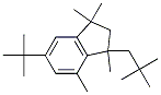 Indan, 6-tert-butyl-1,1,3,4-tetramethyl-3-neopentyl-,29577-23-9,结构式